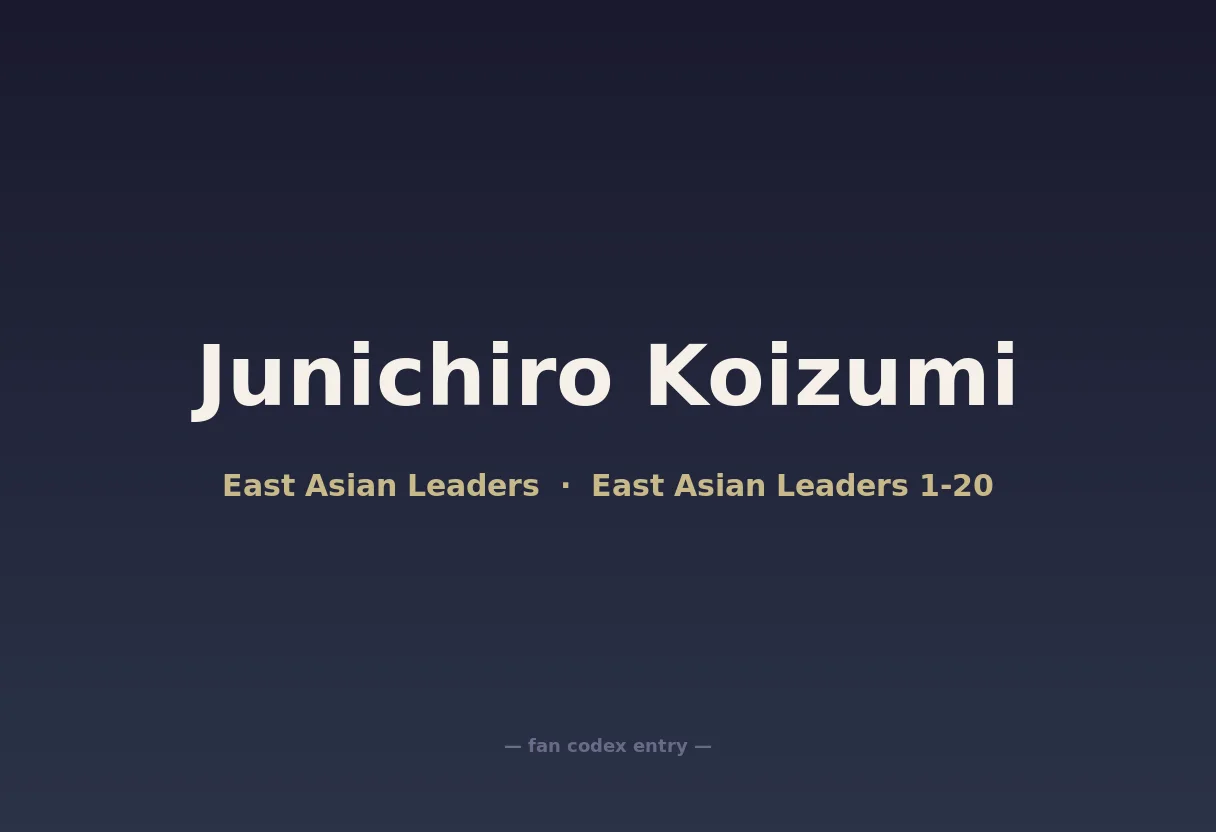 Junichiro Koizumi