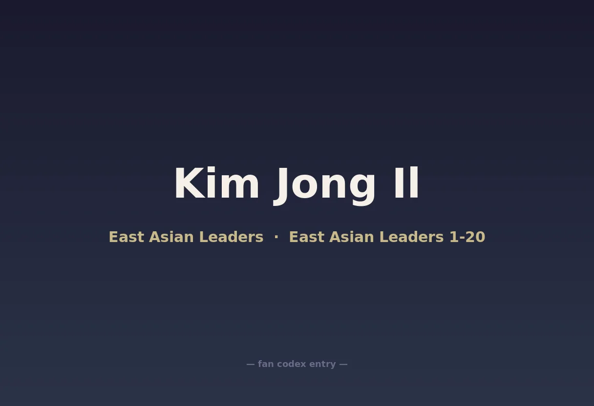 Kim Jong Il