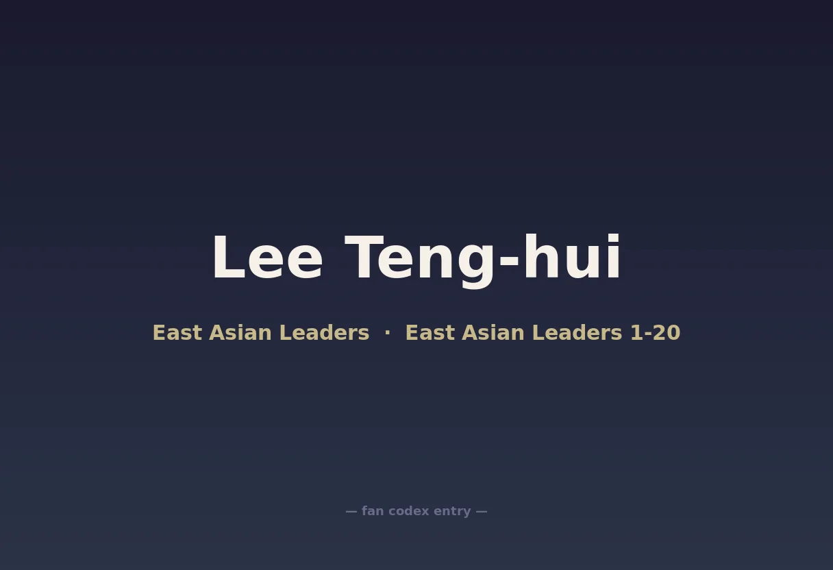 Lee Teng-hui