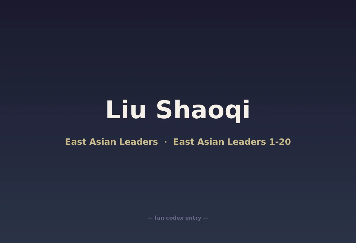Liu Shaoqi